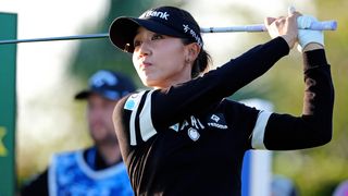 Lydia Ko takes a shot at the Annika Driven by Gainbridge at Pelican