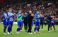 Sheffield Wednesday players looks dejected