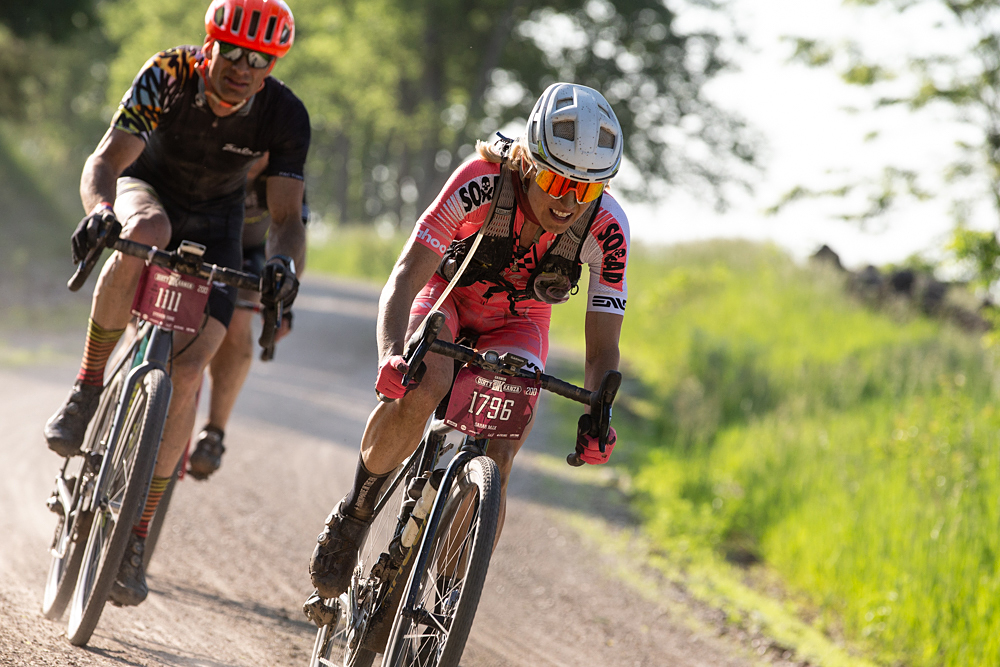 Sarah Max followed her podium ride at the Belgian Waffle Ride with a third-place in the 200-mile event.