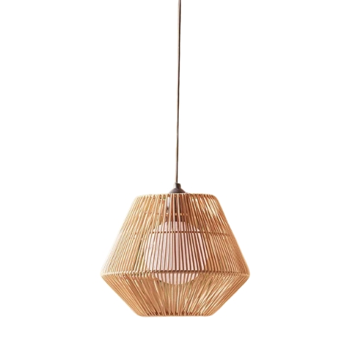 Cox & Cox, Outdoor LED Tapered Rattan Pendant