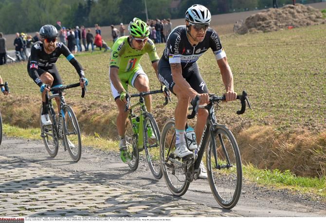 Tom Boonen, Peter Sagan and Bradley Wiggins