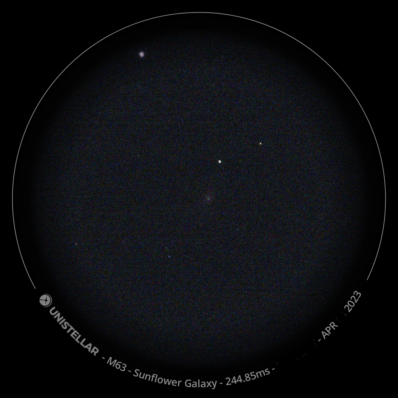 example images taken with the telescope