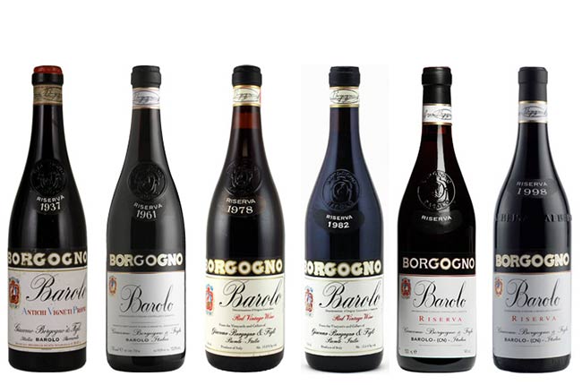 Borgogno Barolo Riserva Vertical