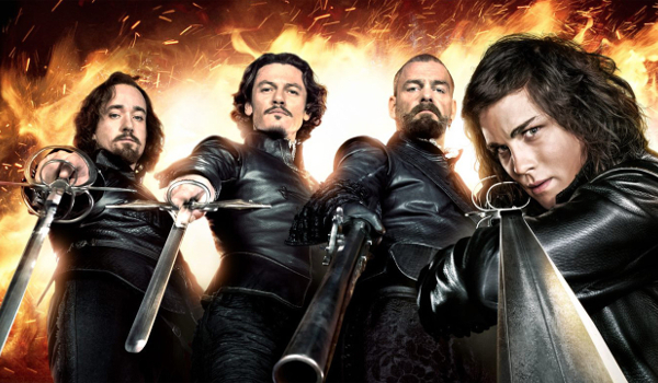 The Three Musketeers Swords Drawn