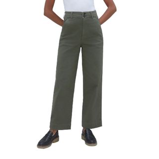 everlane wide leg trouser