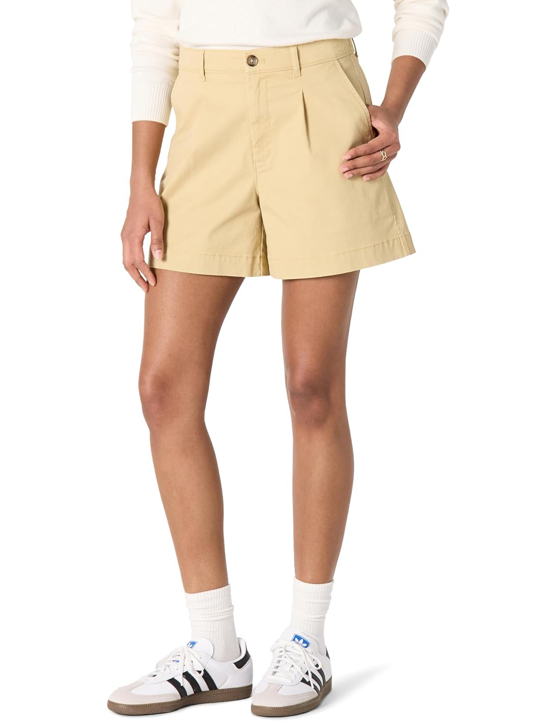 Amazon Essentials, High-Rise Relaxed-Fit Elastic Back Short