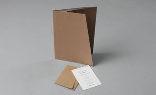 Sugar paper into a sculptural invitation
