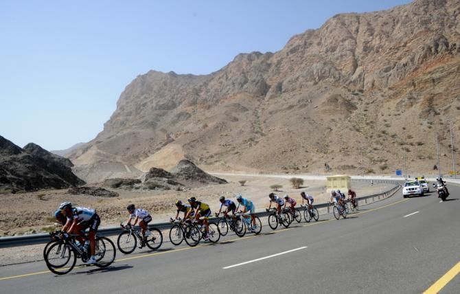 The riders tackle stage 5 in the Tour of Oman