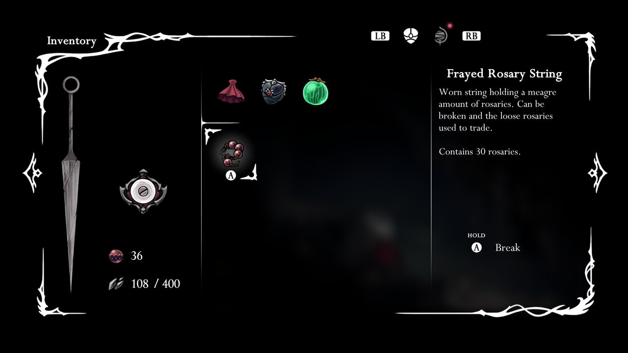 Hollow Knight: Silksong Rosaries - Frayed Rosary