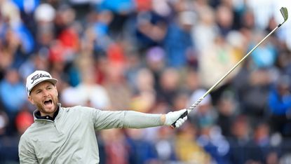 Michael Stewart shouting fore