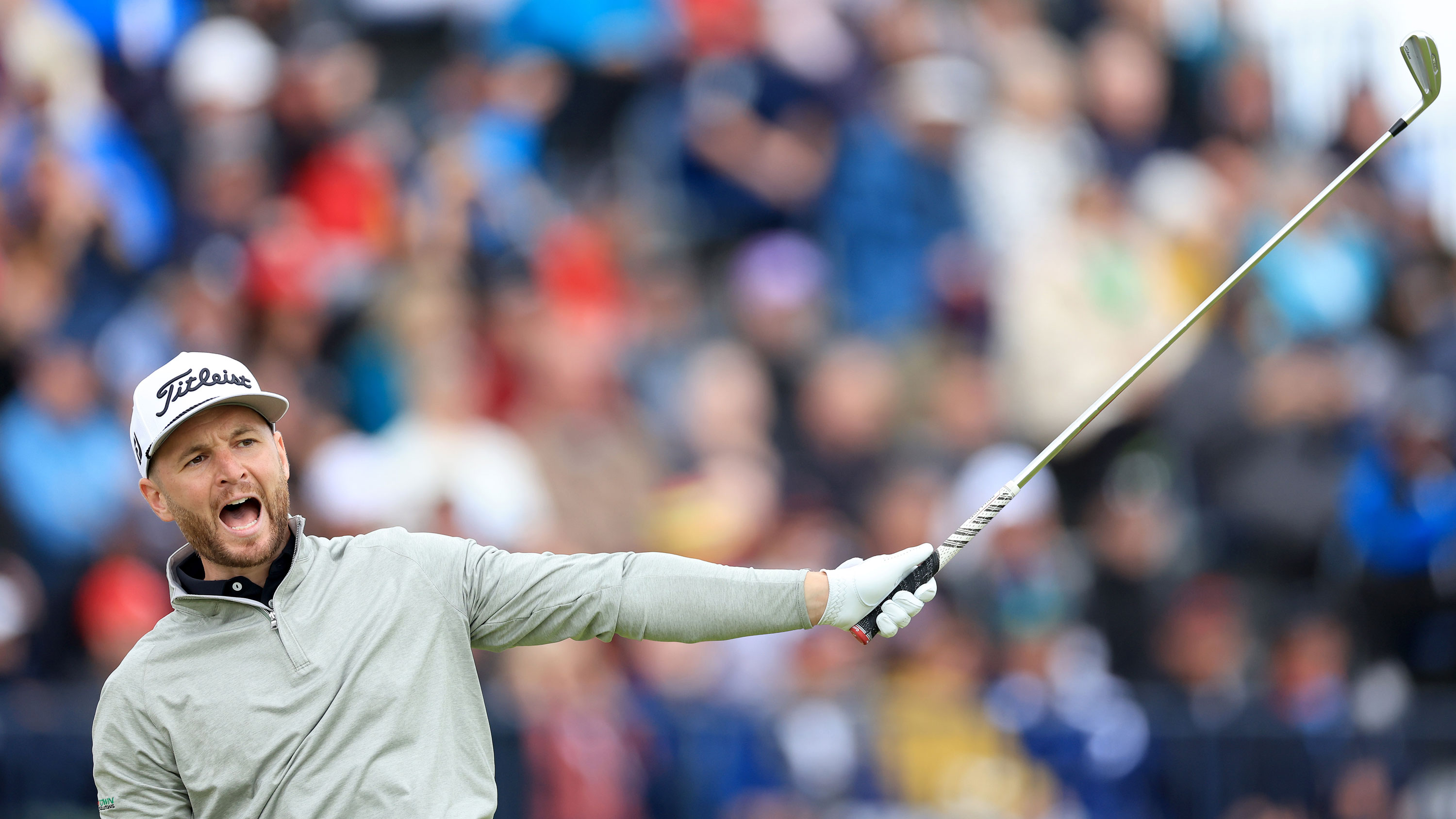 Michael Stewart shouting fore