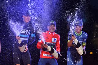 Froome, Quintana and Chaves spray the Cava