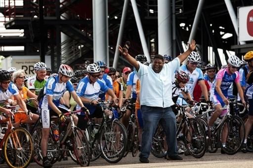 Amateur cyclists were given a chance to shine in Rotterdam.