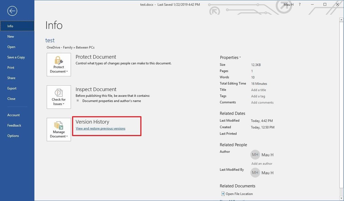 how-to-use-version-history-for-documents-in-office-windows-central