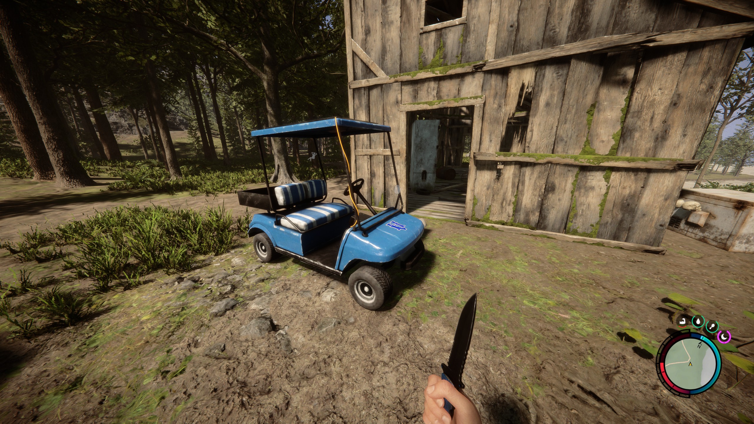  Where to find and how to drive a golf cart in Sons of the Forest 