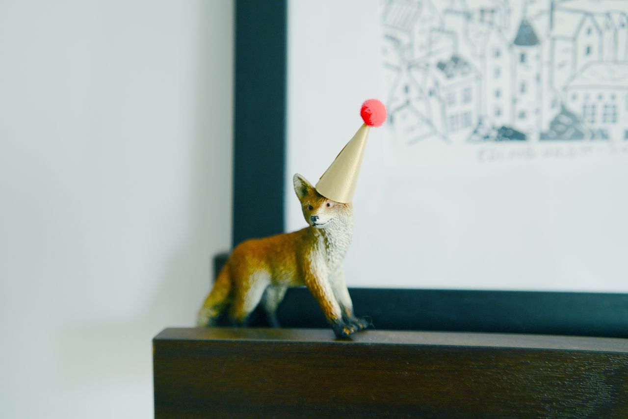 A photo of a fox miniature taken on a Sigma BF