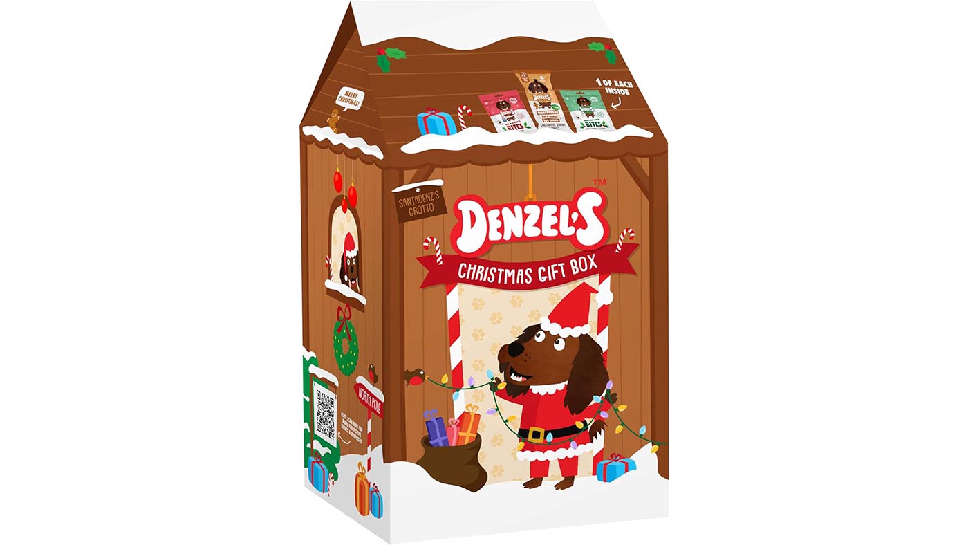 Denzel&amp;rsquo;s Christmas Dog Treats - Grotto Gift Box