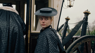 Emma Stone in The Favourite.