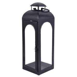 Black Metal Candle Holder Lantern