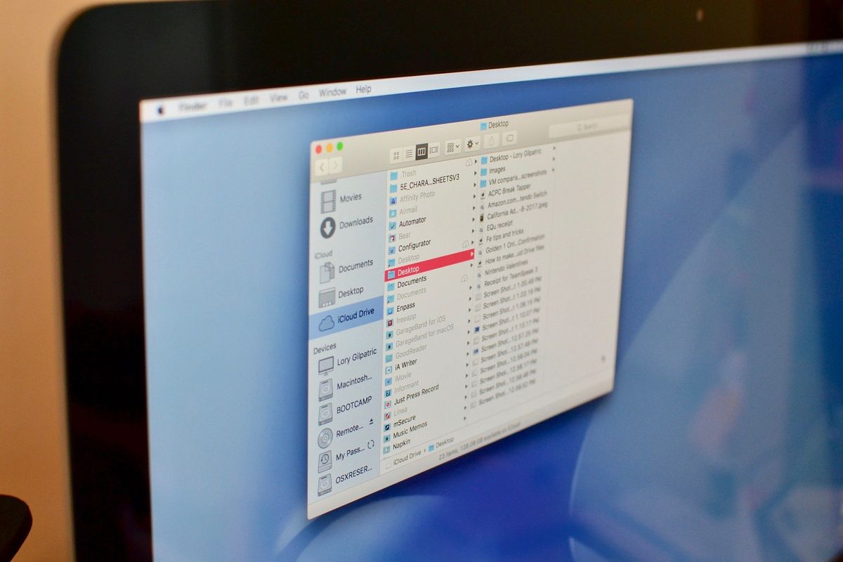 iCloud Drive on Mac