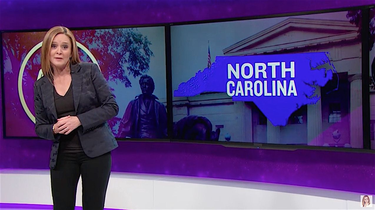 Samantha Bee blames apathetic Democrats for allowing North Carolina&amp;#039;s transgender bathroom law