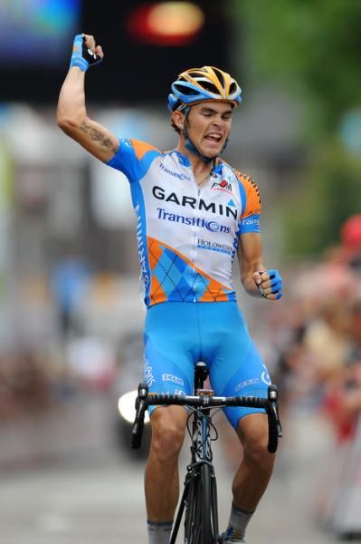 Jack Bobridge (Garmin-Transitions) is delighted with his win