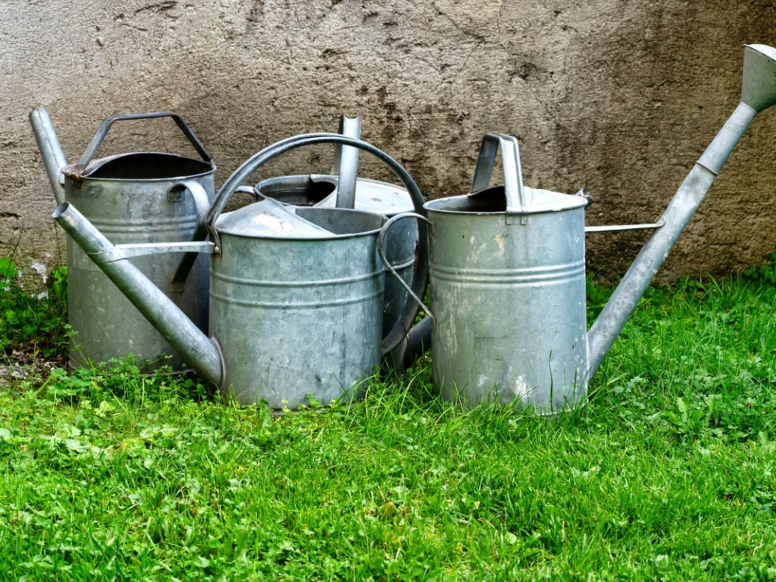 Vintage Metal Decorative Garden Water Pitcher