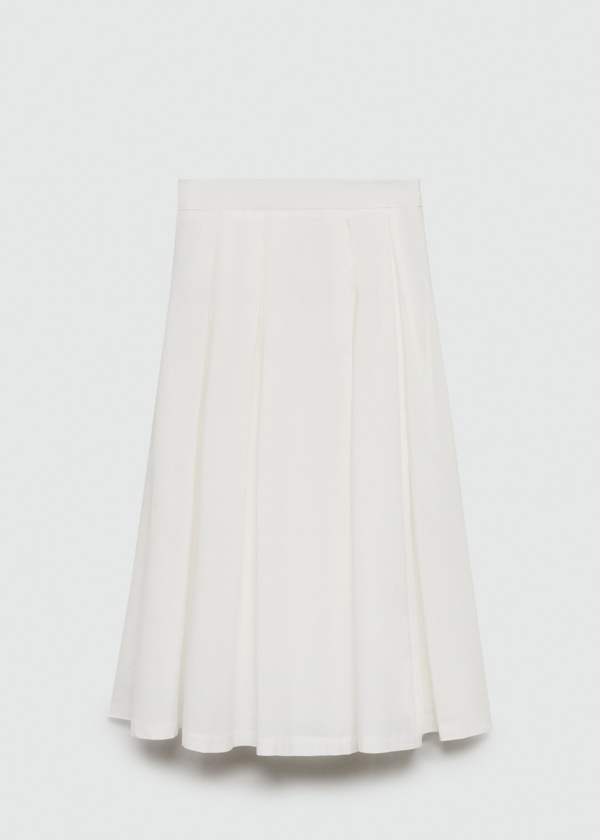Pleated Midi Skirt