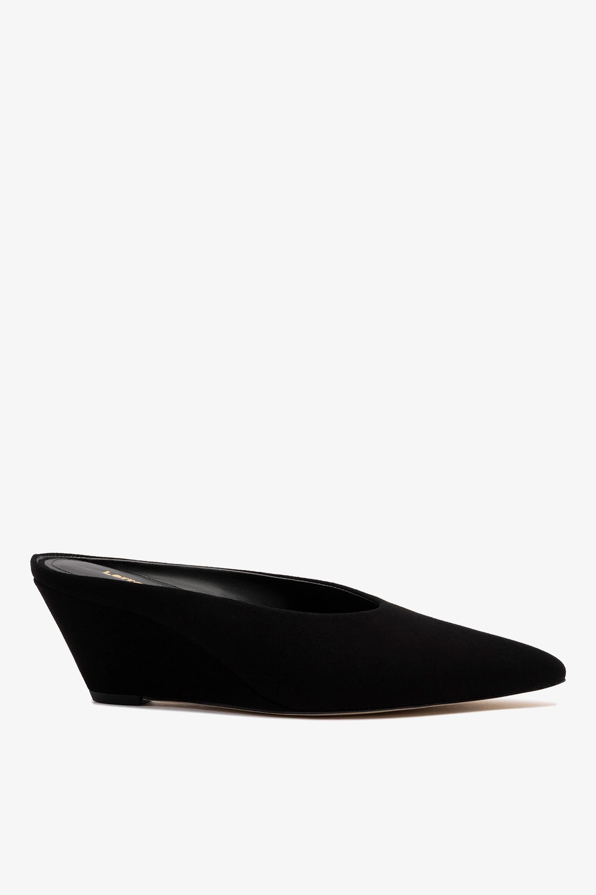 Loulou Mule Black Suede