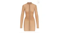 SKIMS Mesh Long Sleeve Ruched Dress
RRP: