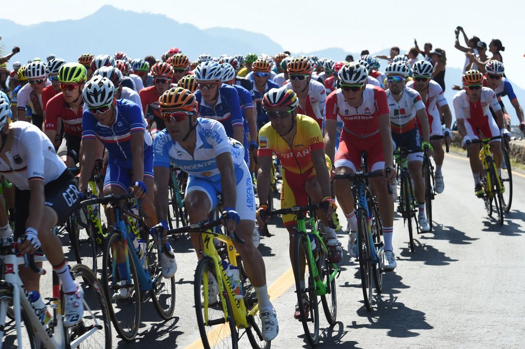 Joaquim Rodriguez (Spain) in the peloton