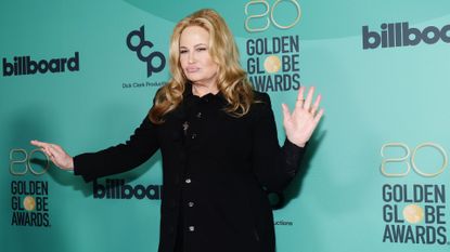 jennifer coolidge posing on red carpet