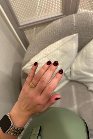 Chanel Rouge Noir manicure