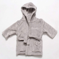 Personalised Name Children’s Dressing Gown Grey:&nbsp;£18, Amazon