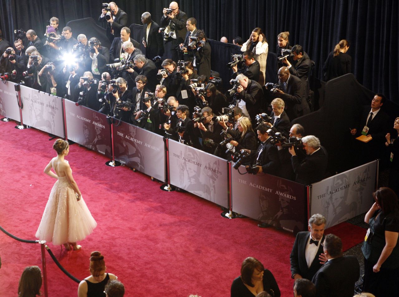 Oscars red carpet