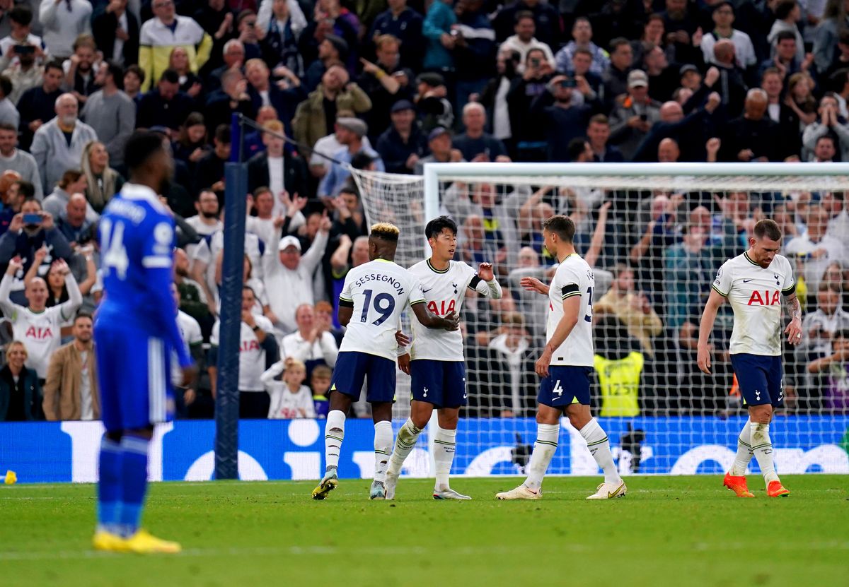 Tottenham Hotspur v Leicester City – Premier League – Tottenham Hotspur Stadium