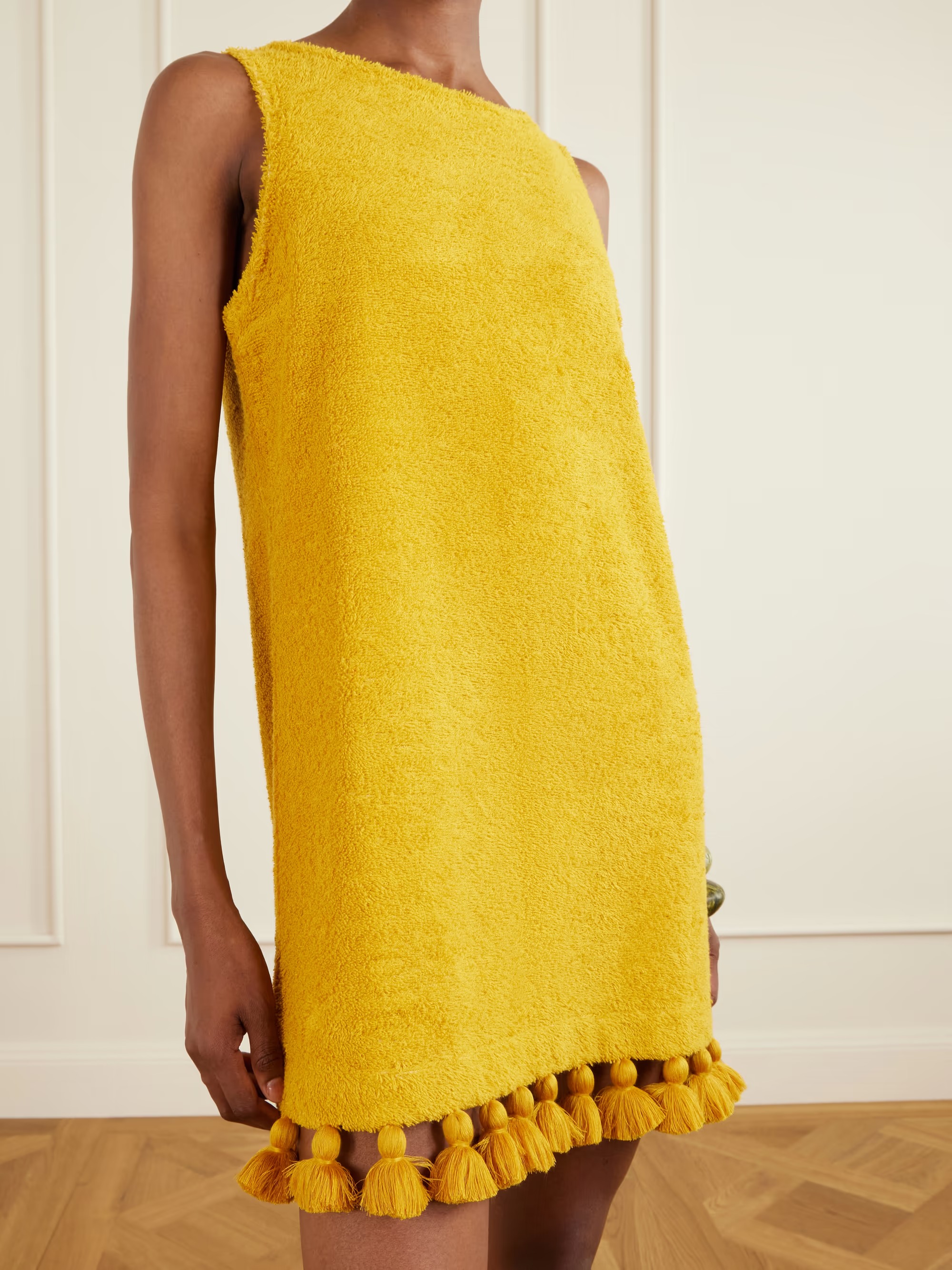 Cap D'Antibes, Manon cotton-terry mini dress