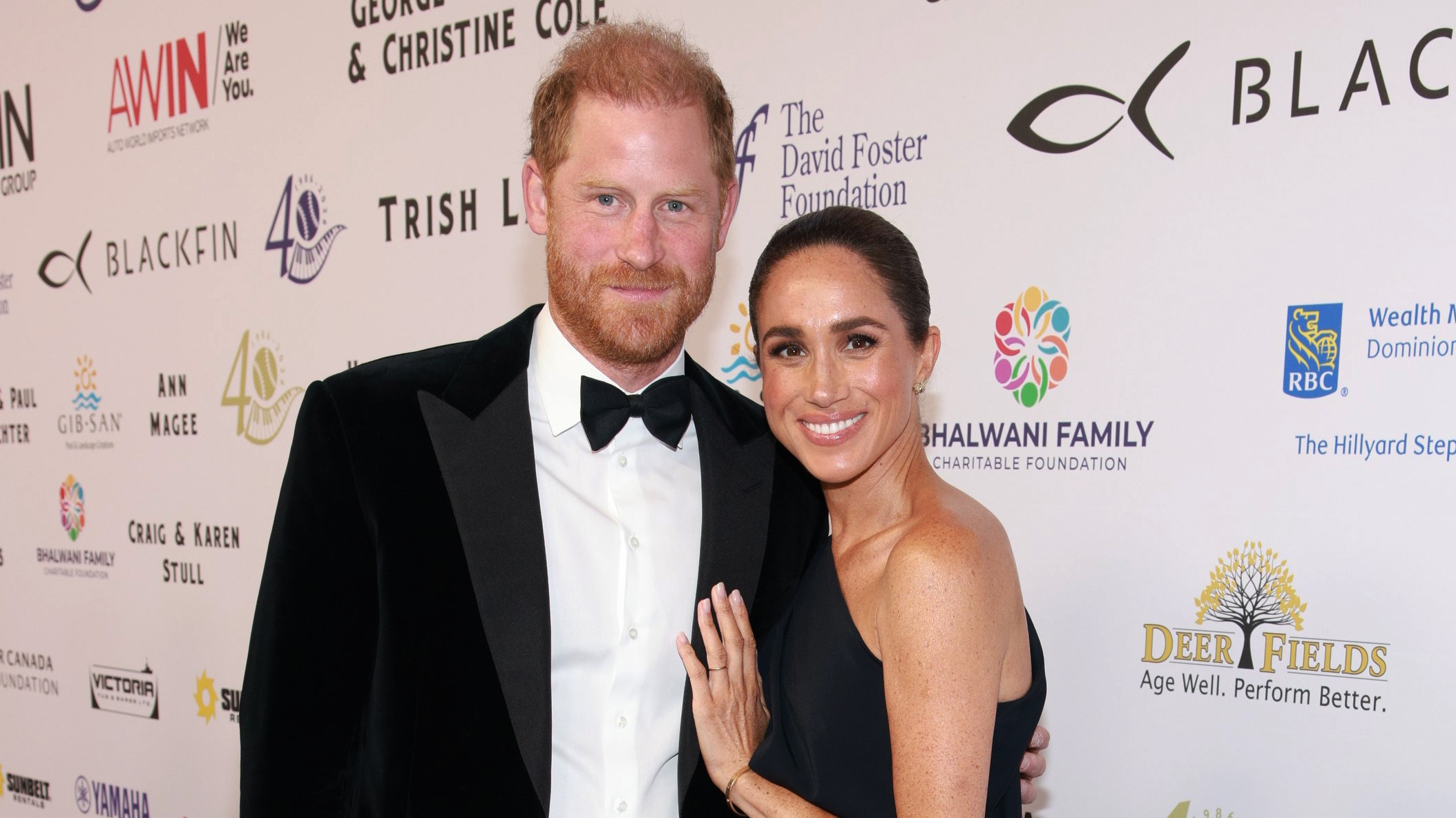 Prince Harry and Meghan, Duchess of Sussex attend the David Foster Foundation 40th Anniversary Celebration on August 07, 2026