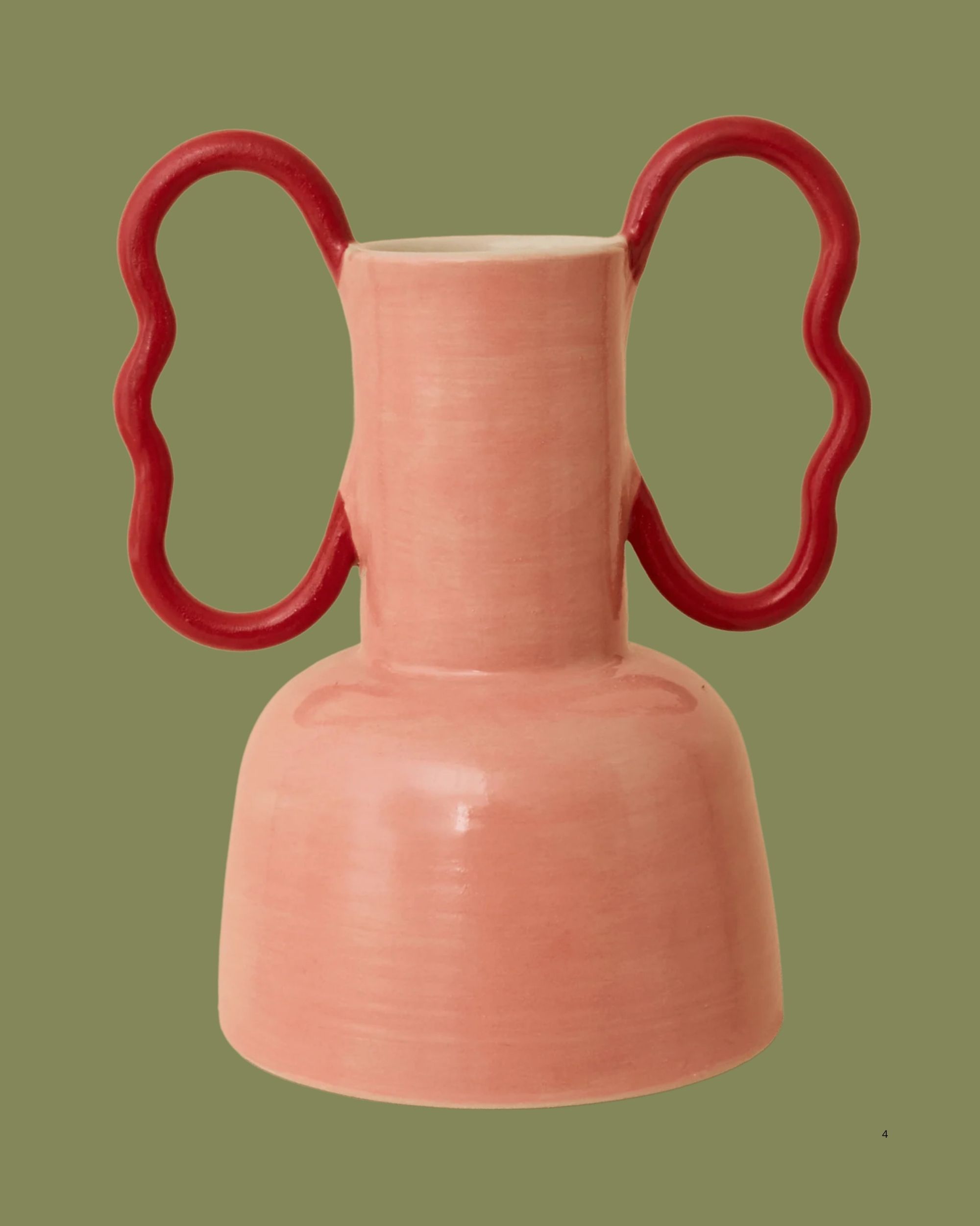 Maison Flaneur, Wiggle Handle Vase