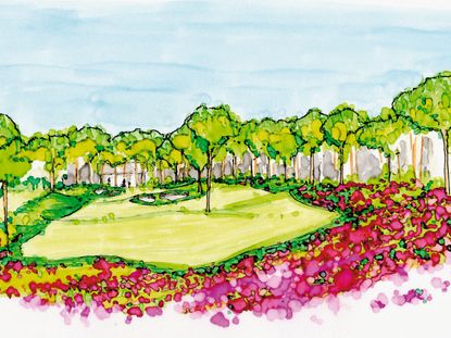 Golf course design