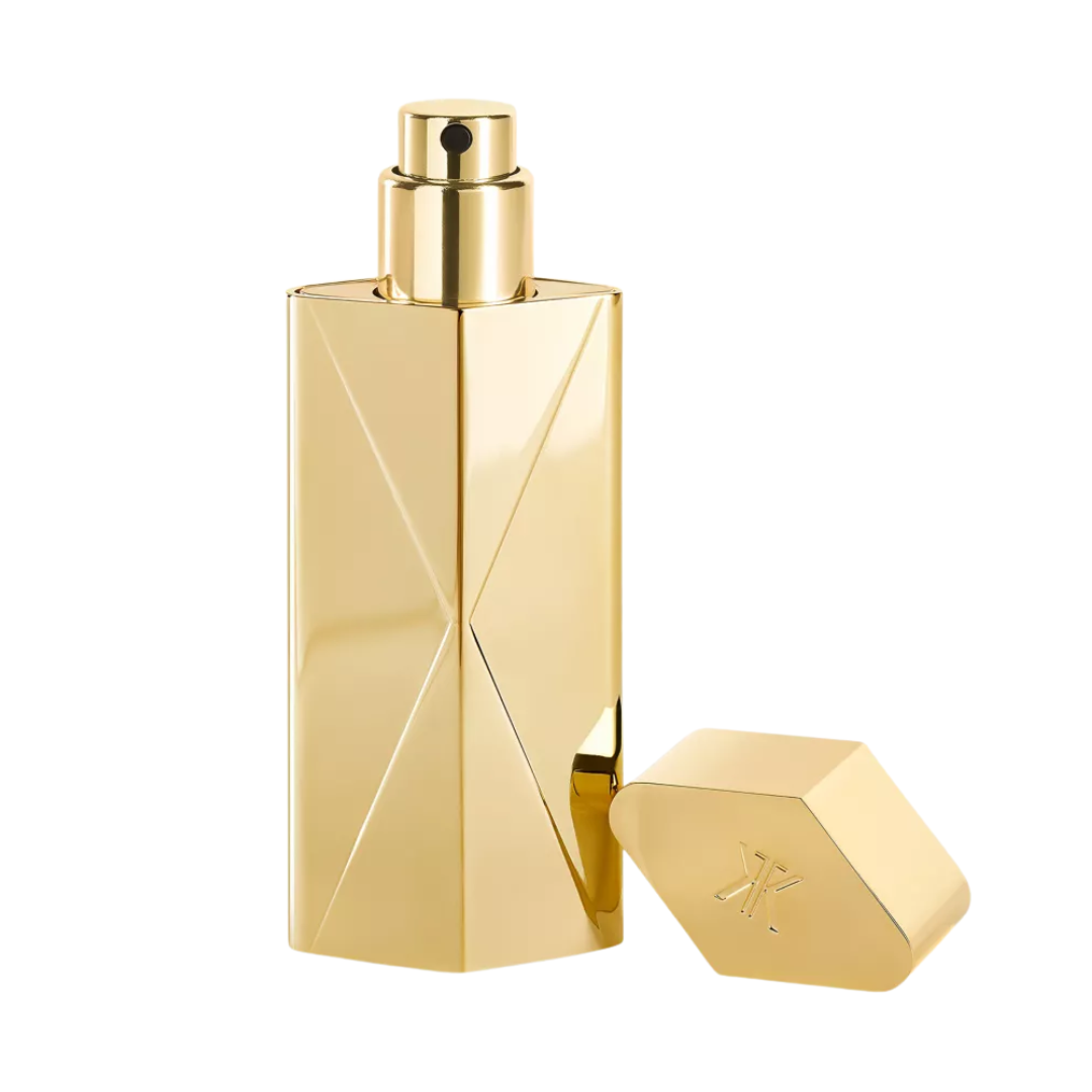 Globe Trotter Luxury Travel Spray Case - Gold Edition