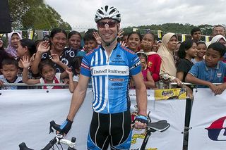 Karl Menzies (United Healthcare) had some admirers in Tapah prior to the start of stage five.
