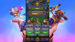 Warcraft Rumble quest menu