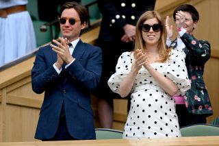 Princess Beatrice and husband Edoardo at Wimbledon