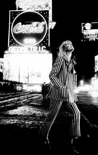 Nico in Times Square, by Steve Schapiro