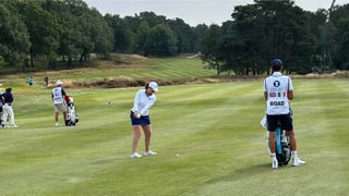 Lottie Woad at the Curtis Cup