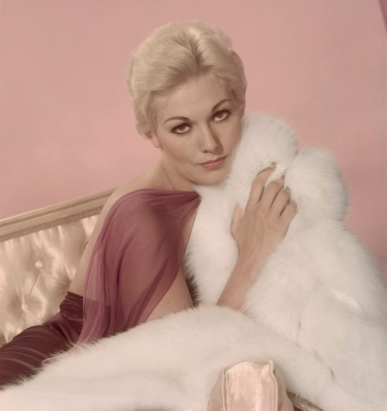 Kim Novak in a pinup image released ahead of Vertigo in the 1950s.