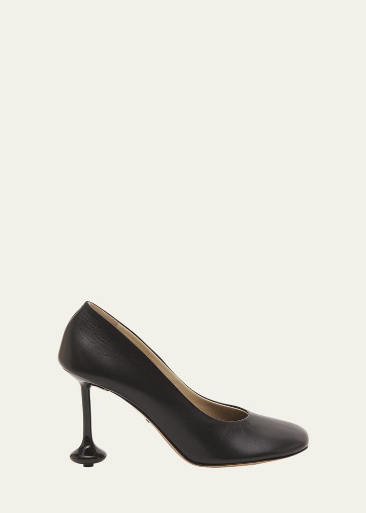 Toy Leather Drop Stiletto Pumps