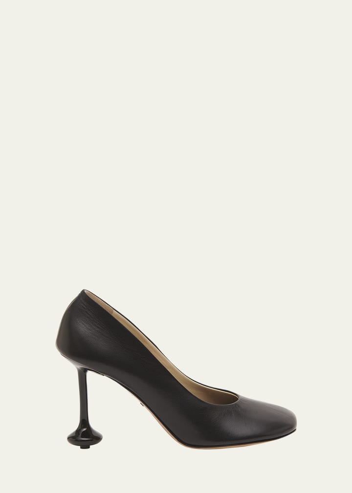 Toy Leather Drop Stiletto Pumps
