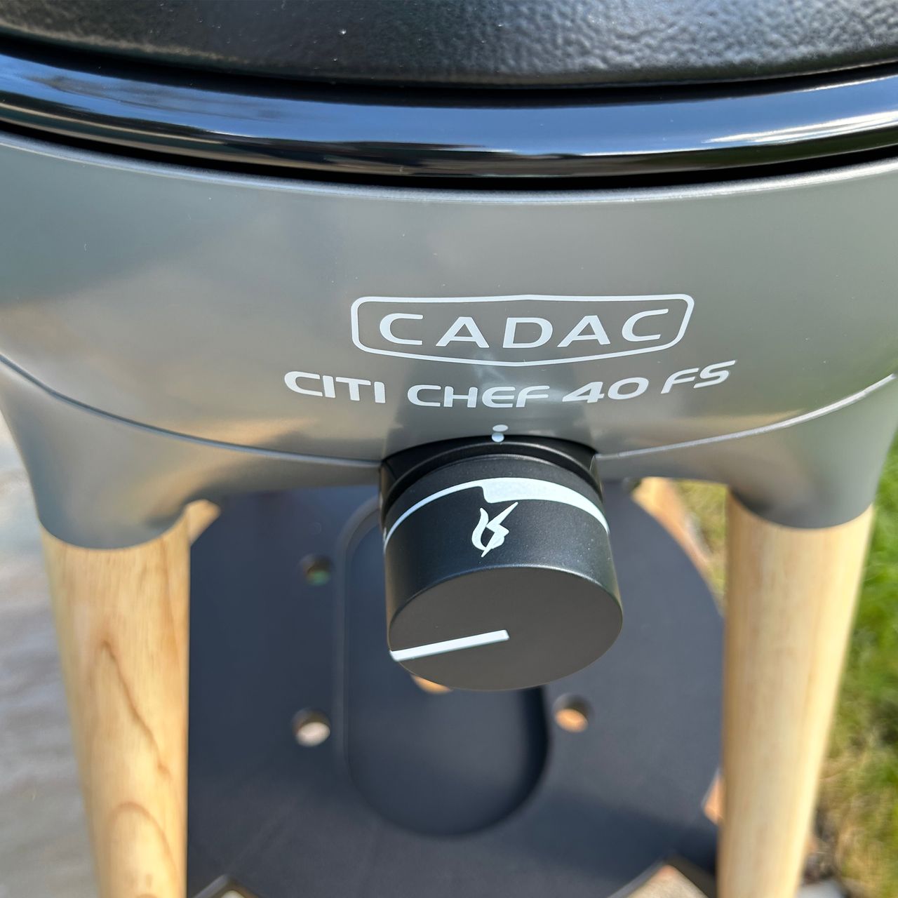 Cadac Citi BBQ during testing at home